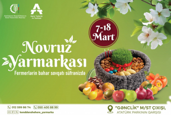 Bakıda “Kənddən Şəhərə” Novruz yarmarkası təşkil olunacaq