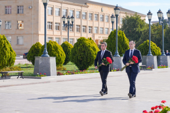 Nazir Məcnun Məmmədov Naxçıvan Muxtar Respublikasına səfər edib