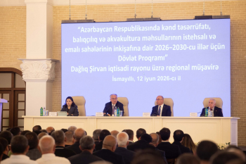 İsmayıllıda aqrar sahədə yeni Dövlət Proqramının müzakirəsi ilə bağlı regional müşavirə keçirilib
