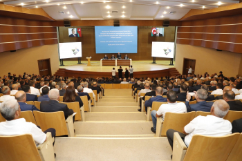 Ağdaşda aqrar sahədə yeni Dövlət Proqramının müzakirəsi ilə bağlı regional müşavirə keçirilib