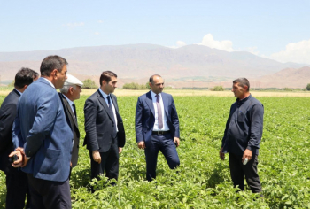 “Aqroservis” ASC-nin İdarə Heyətinin sədri Mehman Veysəlov Naxçıvanda vətəndaşlarla görüşüb, təsərrüfatlara baş çəkib