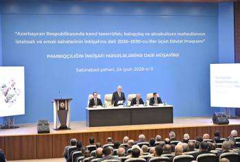 Sabirabadda pambıqçılığın inkişafına həsr olunmuş regional müşavirə keçirilib