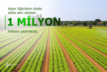 Aqrar sığorta mexanizminin əhatə dairəsi daha da genişləndiriləcək