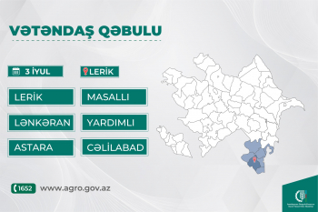 Kənd təsərrüfatı naziri Məcnun Məmmədov Lerikdə vətəndaşları qəbul edəcək