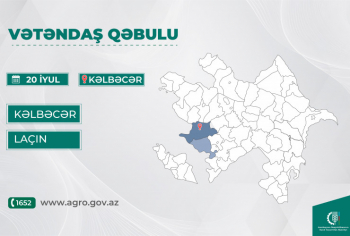 Kənd təsərrüfatı naziri Məcnun Məmmədov Kəlbəcərdə vətəndaşları qəbul edəcək