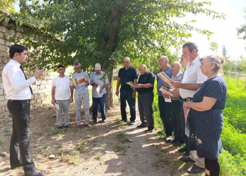 Dövlət Proqramının prioritet istiqamətləri üzrə fermerlərin maarifləndirilməsi davam etdirilir